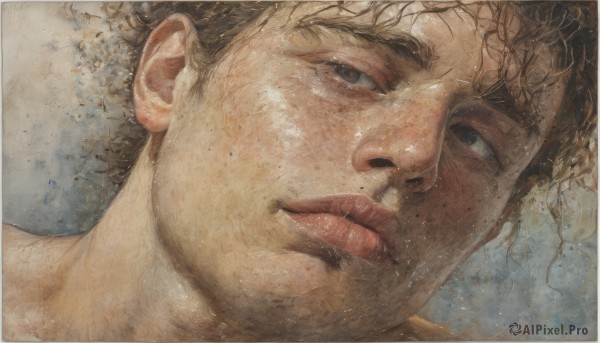 A male framed by the beauty of a lush dynamic scene
