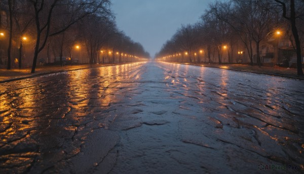 Outdoors brought to life with a dynamic street