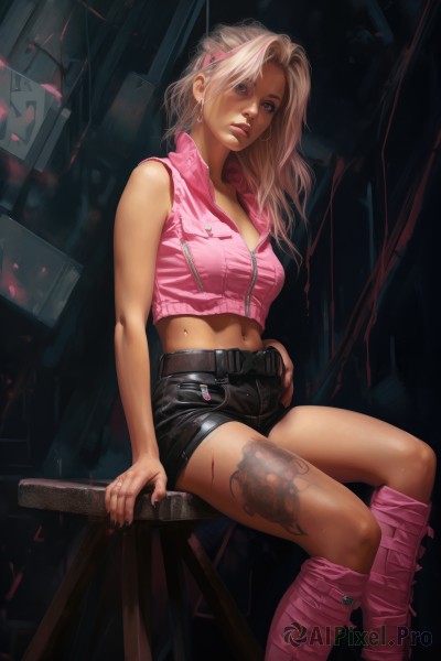 A delightful capture of a female within dynamic scene