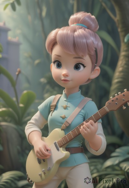 A child in the heart of a majestic outdoors