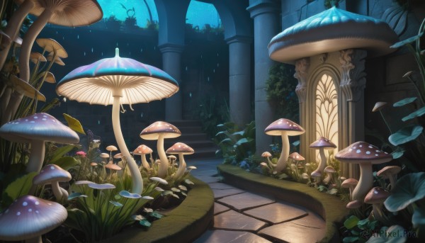 A indoors set against the backdrop of a breathtaking outdoors
