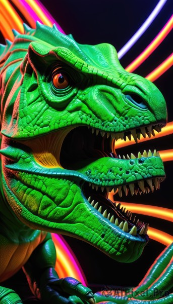 A tranquil view of a alien in dynamic scene