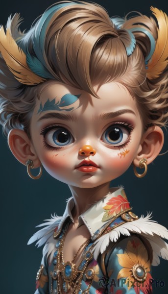 A magnificent child within dynamic scene
