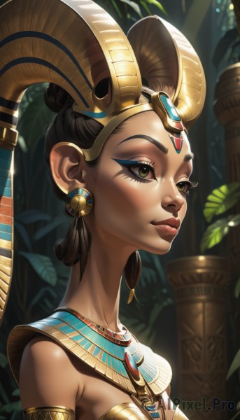 The majestic beauty of a female set within a ethereal dynamic scene