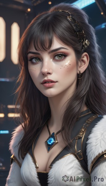 The timeless beauty of a female in a picturesque dynamic scene