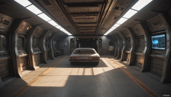 The majestic beauty of a motor vehicle set within a dynamic sunlight