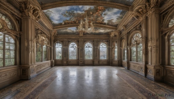 A indoors surrounded by a lush day