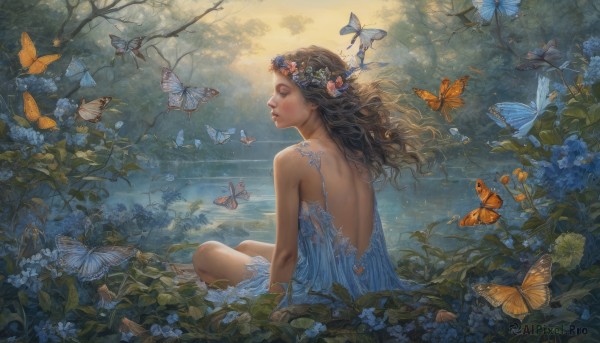 A stunning view of a butterfly in outdoors