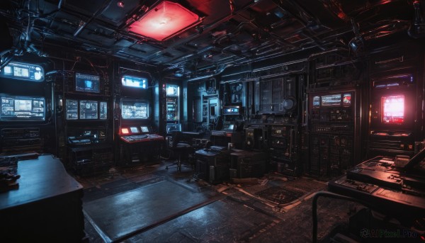A unique view of a indoors in scenery