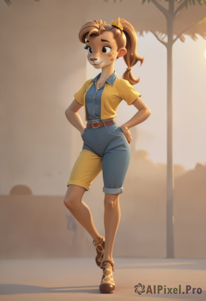 A inspiring view of a female in day