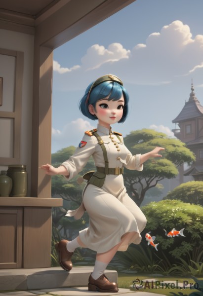 The majestic beauty of a female set within a dynamic day