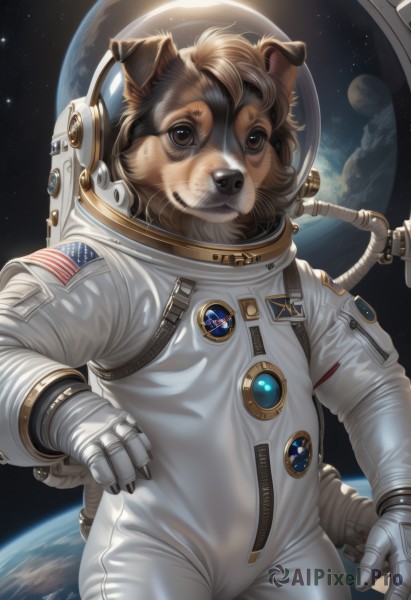 Moon brought to life with a dynamic male