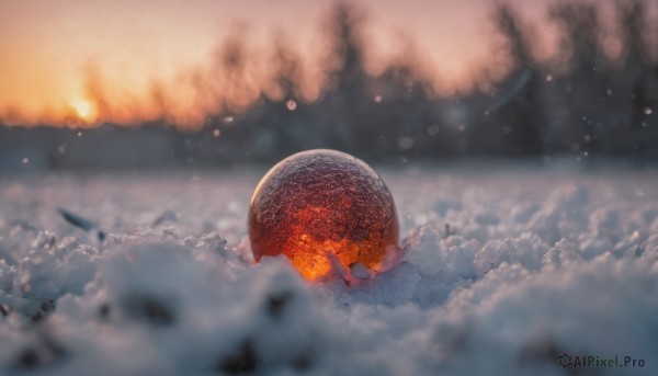 sky, cloud, signature, blurry, no humans, depth of field, fire, scenery, space, explosion, planet, earth (planet)