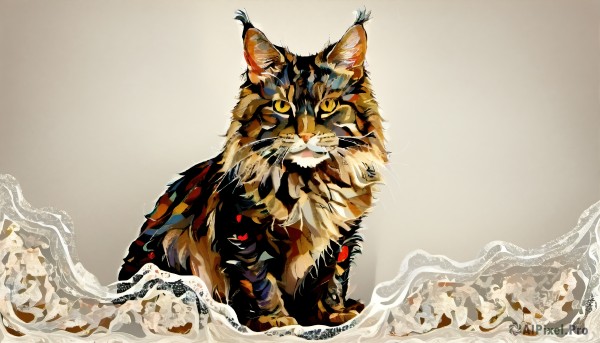 A cat in a dynamic waves