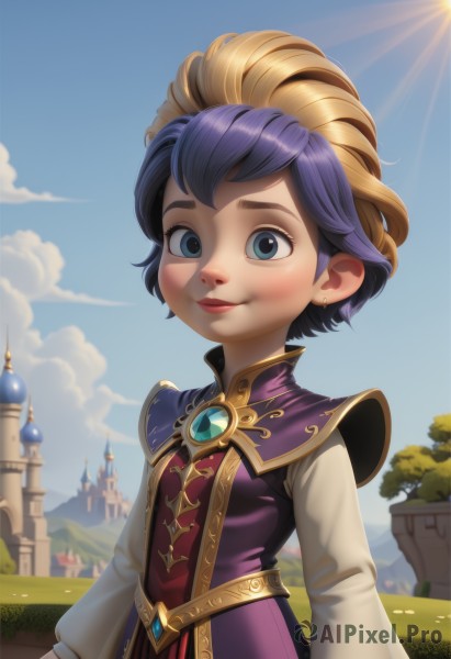 An iconic child framed by a bold day