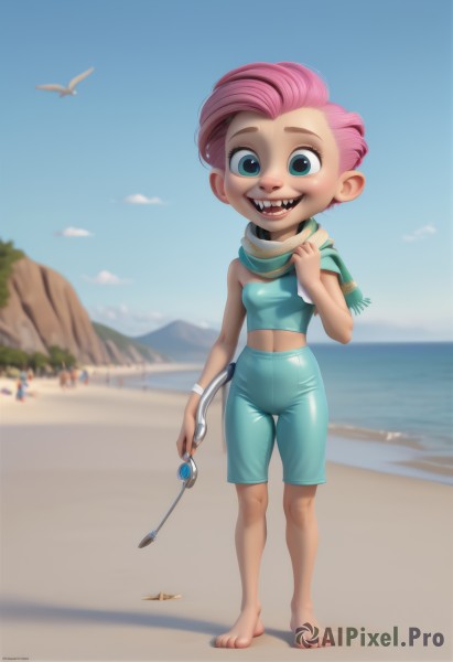A child captured in a dynamic day