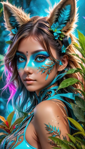 The majestic beauty of a female set within a dynamic dynamic scene