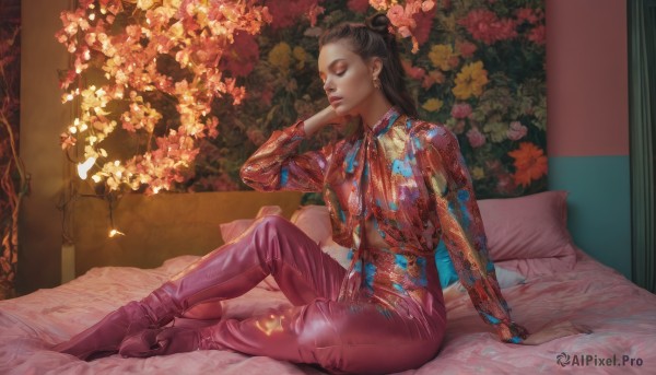 The majestic beauty of a female set within a ethereal dynamic scene