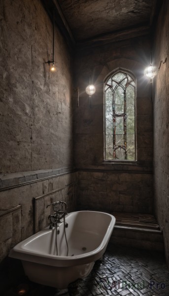 A indoors framed by the beauty of a calm scenery