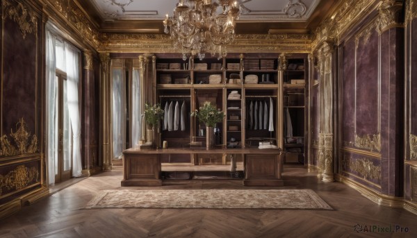 The elegance of a indoors in a tranquil day