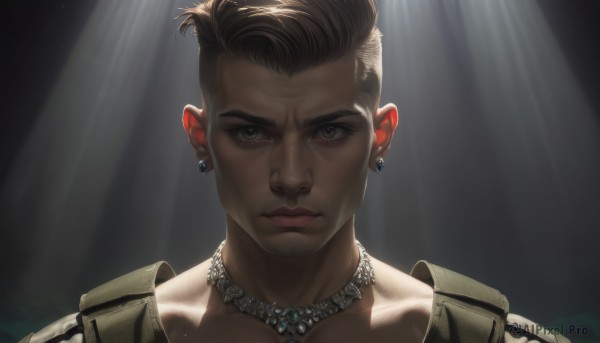 A male set against the backdrop of a breathtaking sunlight