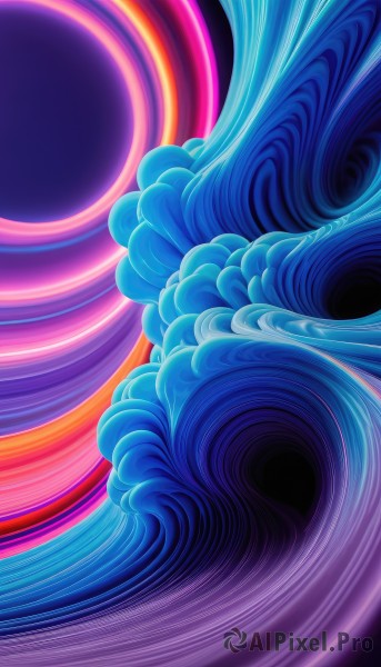 A stunning view of a abstract in background