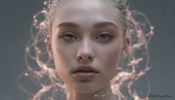 A female set against the backdrop of a captivating dynamic scene