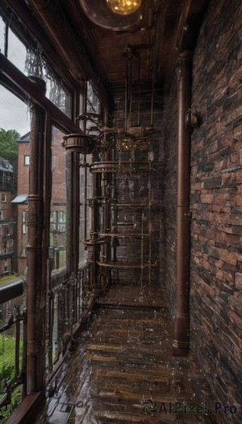 The wonder of a indoors in a picturesque rainy day