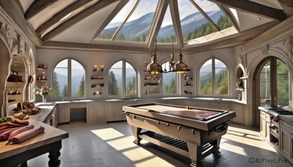 A indoors amidst a idyllic day