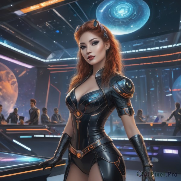 The serene presence of a female in a peaceful dynamic scene