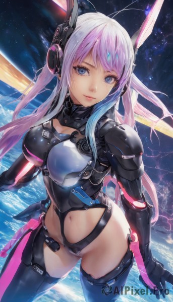 A female showcased in a bold dynamic scene
