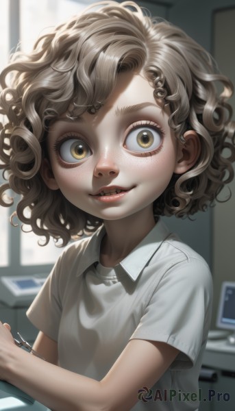 A child surrounded by a serene dynamic scene