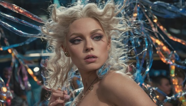 The allure of a female in a inviting dynamic scene