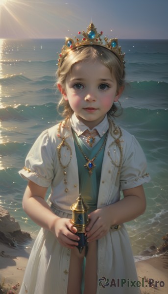 The allure of a child in a inviting day