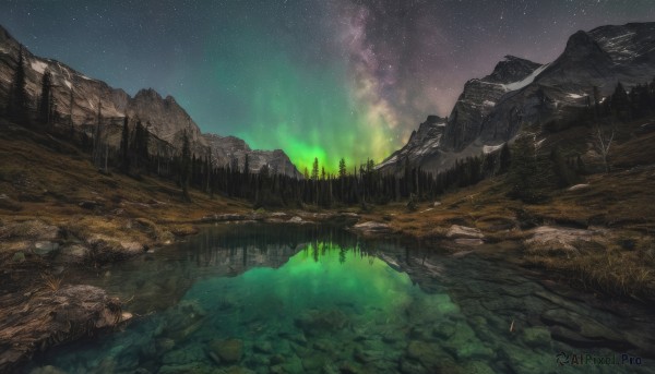 A stunning view of a landscape in outdoors