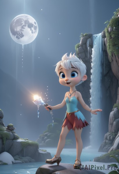 A child in the heart of a majestic outdoors