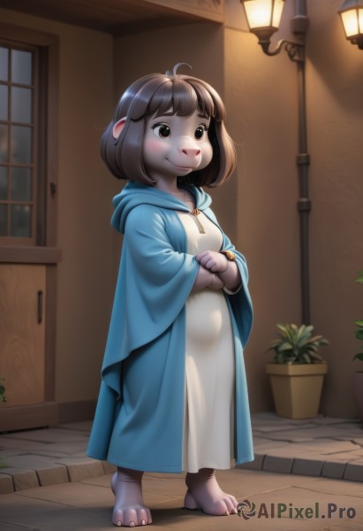 The majestic beauty of a child set within a dynamic window