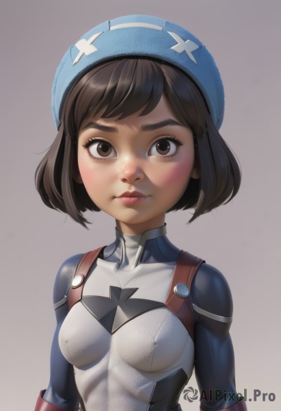 A peaceful image of a female in dynamic scene