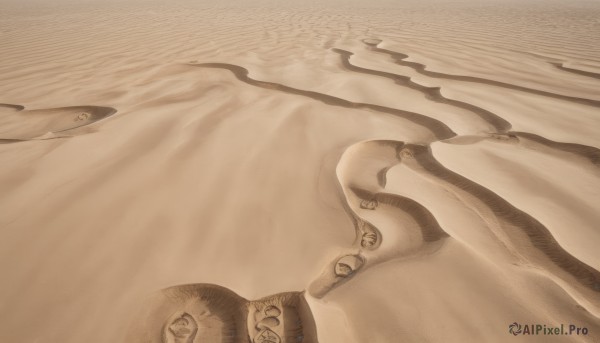 monochrome,outdoors,water,no humans,ocean,beach,fish,sand,sepia,surreal,brown theme,desert,realistic,still life