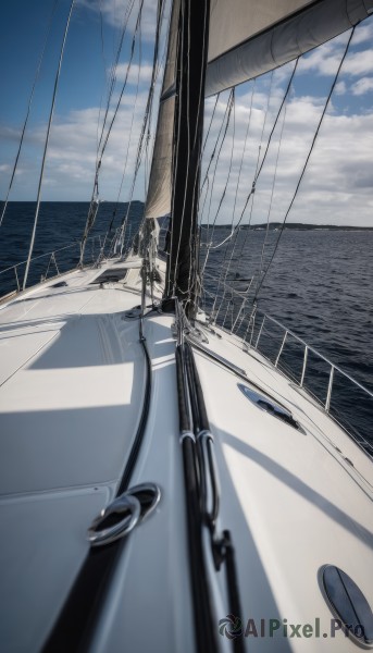 The charm of a boat in a tranquil day