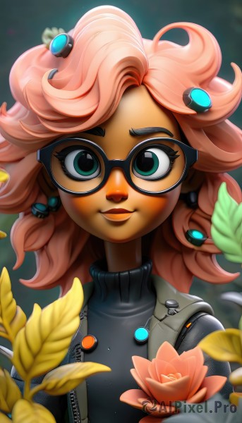The wonder of a cyborg in a bold dynamic scene