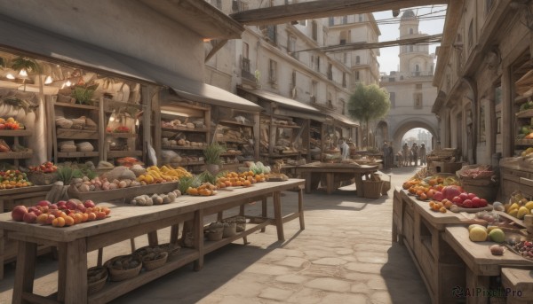 A glimpse of a street in a ethereal day