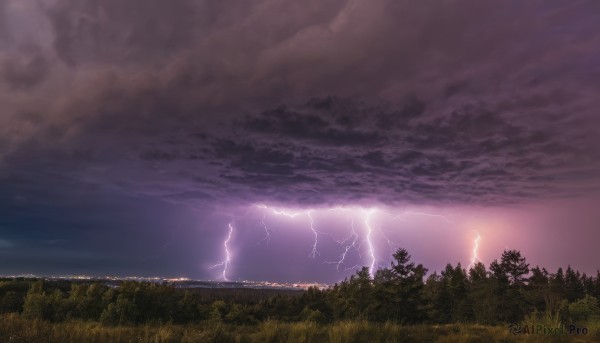 A inspiring view of a lightning in outdoors
