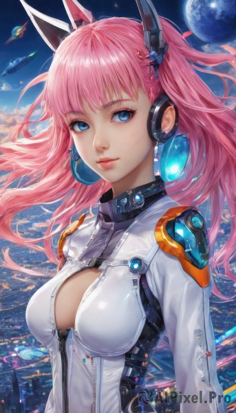 A female set against the backdrop of a breathtaking cloud