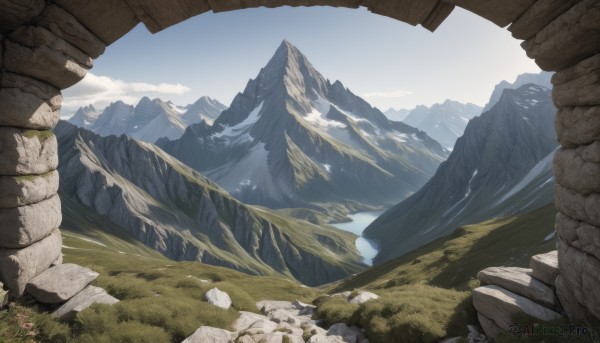 A landscape captured in a enchanting day