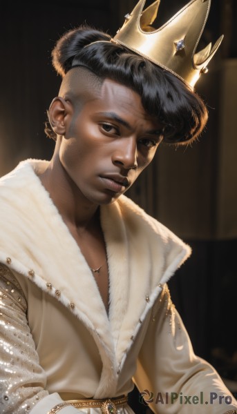 The allure of a male in a inviting dynamic scene
