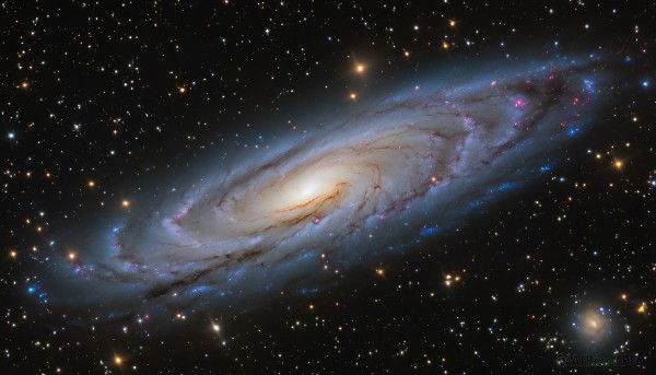 A graceful galaxy captured in outdoors