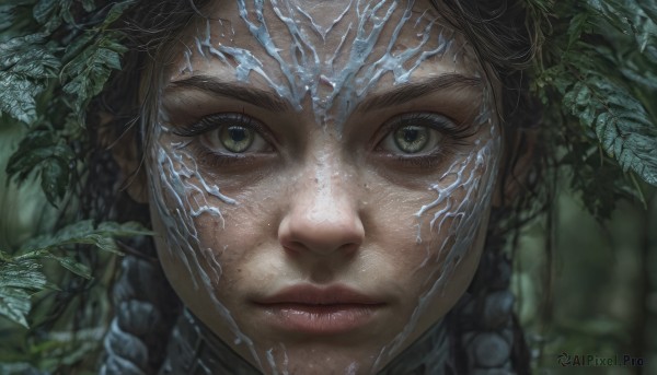 A captivating female within dynamic scene