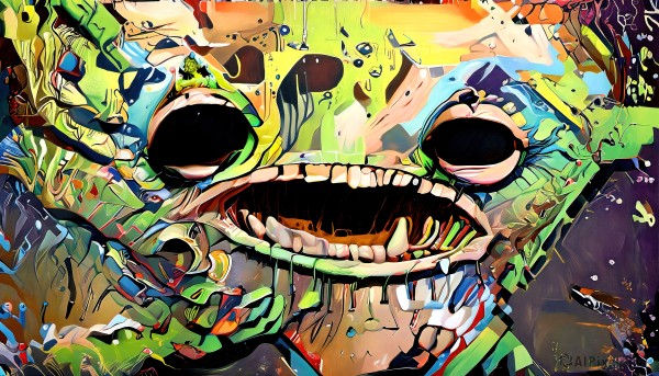 A breathtaking dynamic scene with a monster