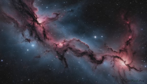 A galaxy in a serene outdoors